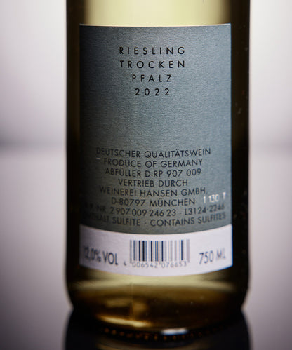 HANSEN »Signature Collection« N°1 Riesling 2023